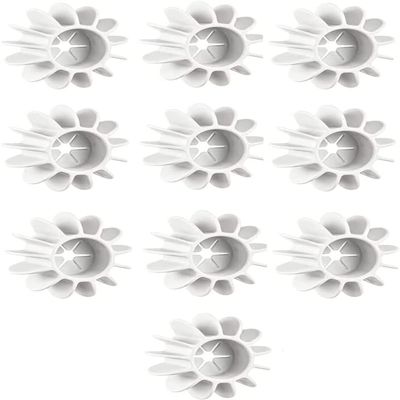 10Pcs Anti-Winding Washing Machine Ball, Laundry Ball Laundry Dryer Balls, Reusable Silicone Soft Washing Balls, Alternative for Quick Washing Washing Machine (White)