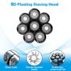 Bald Head Shaver Replacement Heads: 8D Electric Razor Heads for Beard and Hair Zero Absolute 0 mm Men's Electric Shaver 8D Replacement Heads Beard Trimmer Hair Clipper view 2