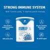Nature's Finest by Nutrisslim ImunUp Multi-Nutrient Powder with 7 Amino Acids, 11 Vitamins and 8 Minerals for Immune Support, Orange Flavour, 120g view 2