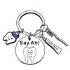Dentist Gifts Keychains for Dental Hygienist Thank You Gifts for DH Future Dentist Orthodontist Assistant Funny Dental Office Appreciation Christmas Retirement Graduation Dental Hygiene Week Presents, view 1