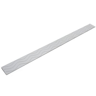 MINUSE Non-Slip Wheelchair Ramp,Portable Threshold Ramp for Indoor or Outdoor,Bathroom,Doorways,Supermarkets Entrance,Garage EntrancePP Plastic Material (Color : Grigio, Size : 39x3.1x0.7in)