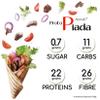 Keto Protein Wraps Line@ - 0,3g Sugars, 8,8g Protein per wrap - Tortillas Keto Snack, high Protein, Low Calories (12 Wraps (2 packs of 6 wraps, 480g)) view 4