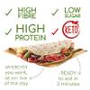 Keto Protein Wraps Line@ - 0,3g Sugars, 8,8g Protein per wrap - Tortillas Keto Snack, high Protein, Low Calories (6 Wraps (1 pack, 240g)) view 4