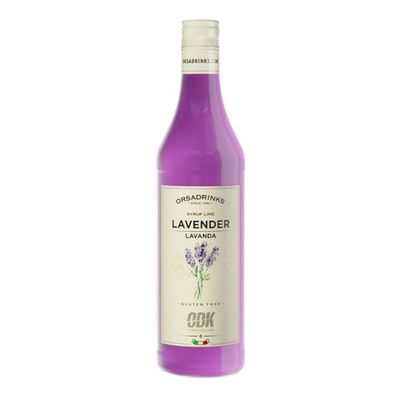 ODK Lavender Syrup 750ml - Single - Cocktail Syrup, Coffee Syrup, Drink Decorations