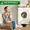 HanaMoon Eco-Friendly Wool Tumble Dryer Balls  Organic Fabric Softener, Reduce Wrinkles & Drying Time, Save Energy, Reusable, Handmade, 100% New Zealand Wool, Baby Safe & Unscented, (Pack of 6) view 3