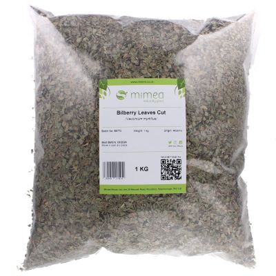 Bilberry Leaves Cut 1kg