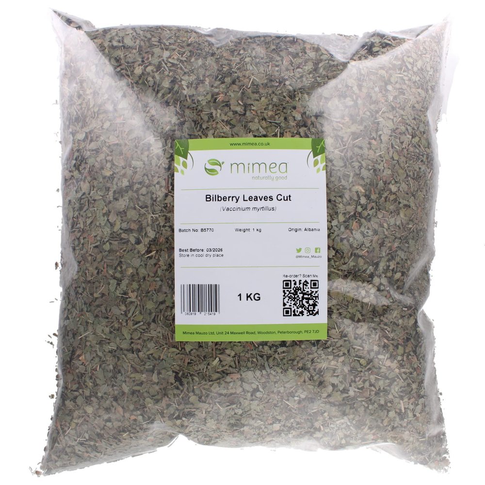 Bilberry Leaves Cut 1kg