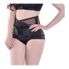 MLAQLS Therapy Lumbar Back Brace for Men & Women Support for Pain Relief and Injury Prevention Adjustable Breathable and Lightweight Materia (Black XXL) view 1