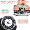 Adamson A28 Bathroom Scales - Up to 250 kg, Heavy Weight, Anti-Skid Rubber Surface, Extra Large Numbers - High Precision Weighing Scales for Body Weight - Durable with 20-Year Assurance - New Version view 2