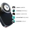 Adamson A28 Bathroom Scales - Up to 250 kg, Heavy Weight, Anti-Skid Rubber Surface, Extra Large Numbers - High Precision Weighing Scales for Body Weight - Durable with 20-Year Assurance - New Version view 3