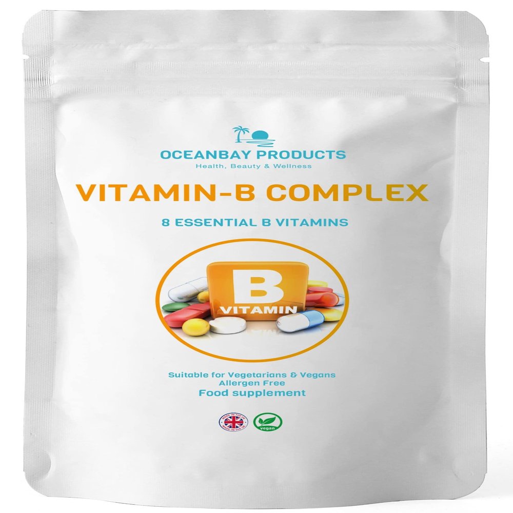 Vitamin B Complex 8 Essential B Vitamins B1, B2, B3, B5, B6, B7 Biotin, B9 Folic Acid, B12 High Strength Vegan & Vegetarian Micro Tablets (180 Mini Tablets)