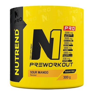 Nutrend N1 Pro Pre-Workout, Sour Mango - 300g