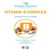 Vitamin B Complex 8 Essential B Vitamins B1, B2, B3, B5, B6, B7 Biotin, B9 Folic Acid, B12 High Strength Vegan & Vegetarian Micro Tablets (365 Mini Tablets) view 2