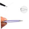 ABOOFAN 3pcs Professional Eyebrow Tweezers Comb Stainless Steel Pointy Scissor Tweezers for Women Makeup Tools view 3