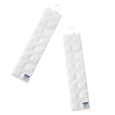 Alipis 2pcs Hanging Closet Dehumidification Bags Moisture Absorber Bags for Home Wardrobe Clothes Storage
