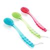 1pc Back Body Bath Shower Cleaning Brushes Bath Brush Long Handle Exfoliating Scrub Skin Massager Exfoliation Bathroom Brush (Pink) view 2