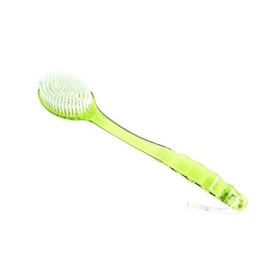 1pc Back Body Bath Shower Cleaning Brushes Bath Brush Long Handle Exfoliating Scrub Skin Massager Exfoliation Bathroom Brush (Green)