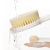1pc Long Handle Nylon Bath Brush Soft Body Scrubber Shower Exfoliator Scrub Skin Massager Cleaning Brush Deep Cleaning Tool view 3