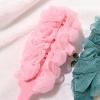 1PC Soft Mesh Long Handle Back Brush Exfoliating Sponge Scrubber Hanging Loofah Cleaner Body Bath Shower Bathroom Supplies (Pink) view 3