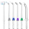 6 Pcs Classic Jet Tip Set, Replacement Tips and Water Flossers and Brush Heads for Compatible Waterpik Water Flosser, Oral Irrigators Accessories view 1