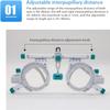 GEHPYYDS Optical Optic Trial Lens Frame PD 48-80mm Eye Optometry Optician, Adjustable Temple Length and Nose Rest,Universal Titanium Optic Trial Eye Optometry Test Optician view 3