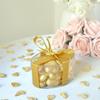 Wyeland Confectionery Luxury Milk Chocolate Hearts - For Wedding Favours, Anniversary, and Mothers Day - 20 Gold Hearts view 4