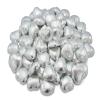 Wyeland Confectionery Luxury Milk Chocolate Hearts - For Wedding Favours, Anniversary, and Mothers Day - 50 Silver Hearts view 1