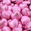 Wyeland Confectionery Luxury Milk Chocolate Hearts - For Wedding Favours, Anniversary, and Mothers Day - 20 Pink Hearts view 2
