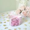 Wyeland Confectionery Luxury Milk Chocolate Hearts - For Wedding Favours, Anniversary, and Mothers Day - 20 Pink Hearts view 4