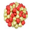 Wyeland Confectionery Red & Gold Luxury Milk Chocolate Hearts Foil-Wrapped - Pack of 50 - For Wedding Favours and Mothers Day view 1