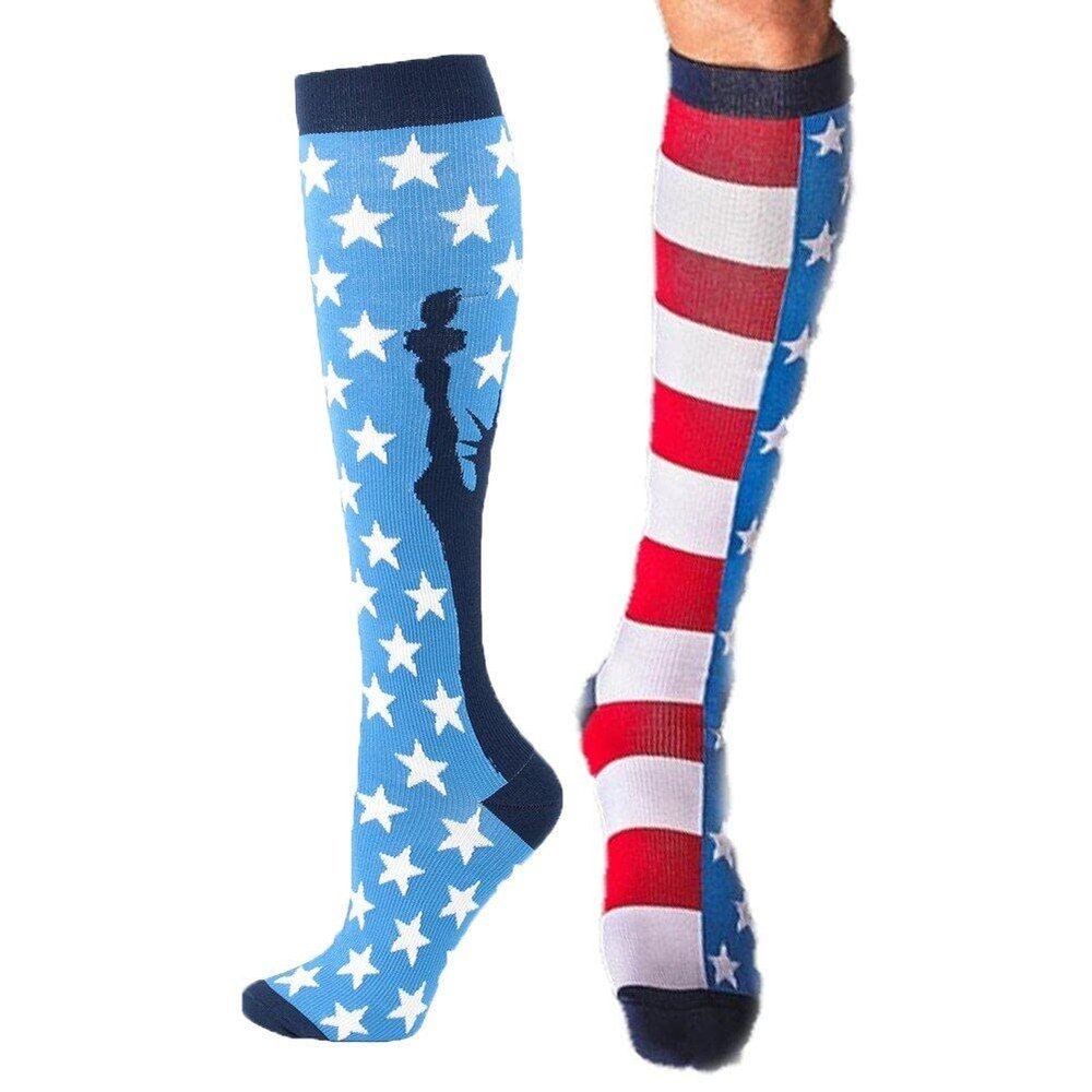 20-30mmhg Knee-high Compression Socks for Men & Women, Sports & Professional Use