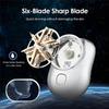 Mini Shaver Portable Electric Shaver, 2023 New Pocket Portable Electric Shave, USB Mini Shaver Electric Razor for Men, Rechargeable Travel Electric Razors Wet and Dry (Green) view 4