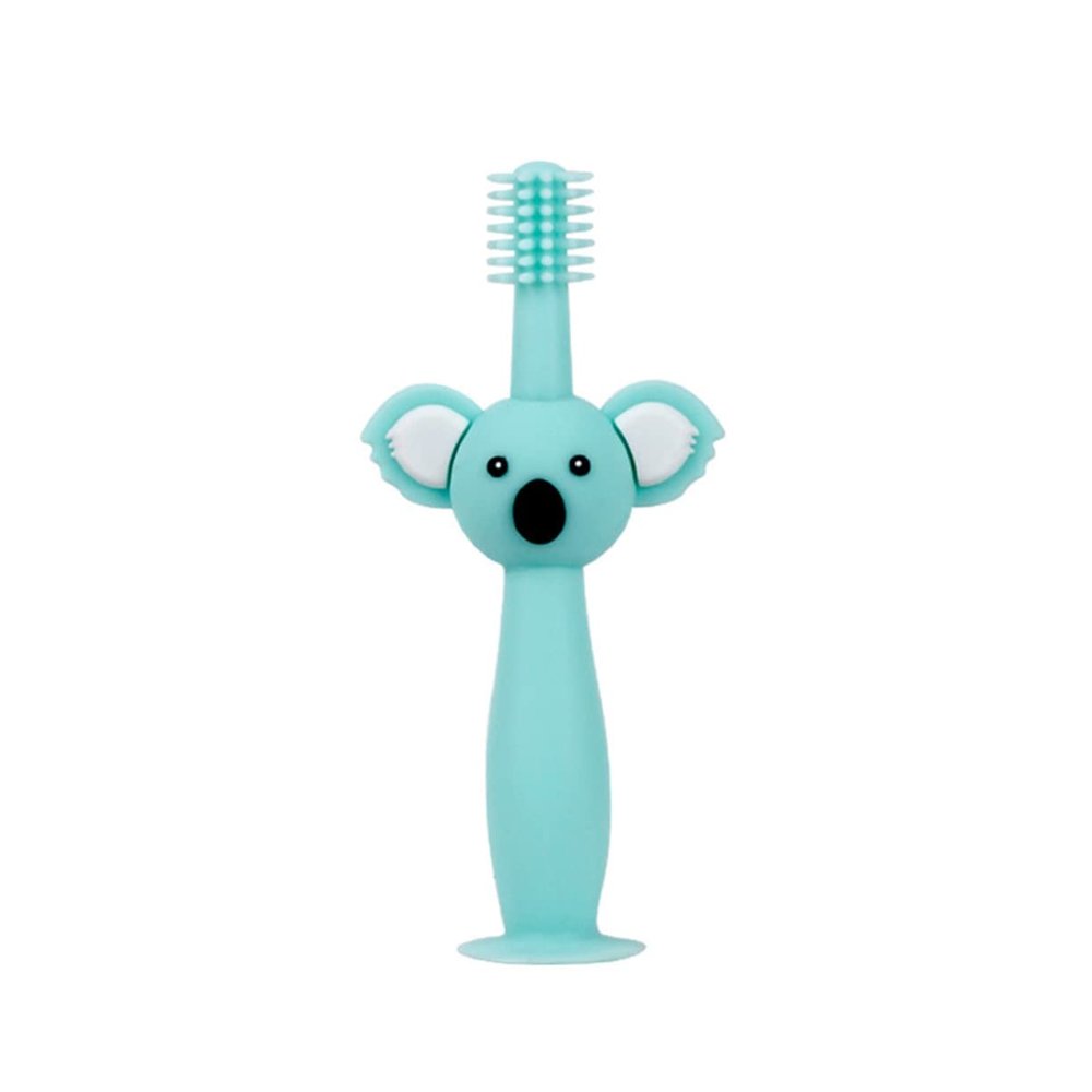 TOYANDONA Soft Silicone Toothbrush for Boy Girl Boy Girl Comfortable to Hold Design Teeth Cleaning Tool Training Toothbrush for Years Old