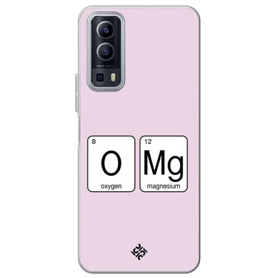 Movilshop Case for [ Vivo Y52 5G ] Cool Phrases [ Oxygen + Magnesium  GMO] Transparent Flexible Silicone Case Cover Gel for Smartphone.