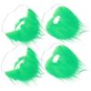 ifundom 4pcs Green Fake Beard for St Patrick's Day Creative Cosplay Prop Lint Beard Mustache Decoration for Party Photo Shoot view 1