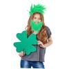 ifundom 4pcs Green Fake Beard for St Patrick's Day Creative Cosplay Prop Lint Beard Mustache Decoration for Party Photo Shoot view 2