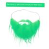ifundom 4pcs Green Fake Beard for St Patrick's Day Creative Cosplay Prop Lint Beard Mustache Decoration for Party Photo Shoot view 4