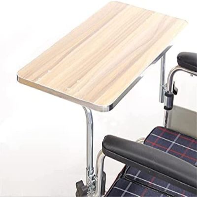 Wood Wheelchair Lap Tray,Wheelchair Table,Universal Trays Desk Fit For Manual Powered Or Electric Wheelchairs For Disabled Eating Rest,B,YUYANAIAI