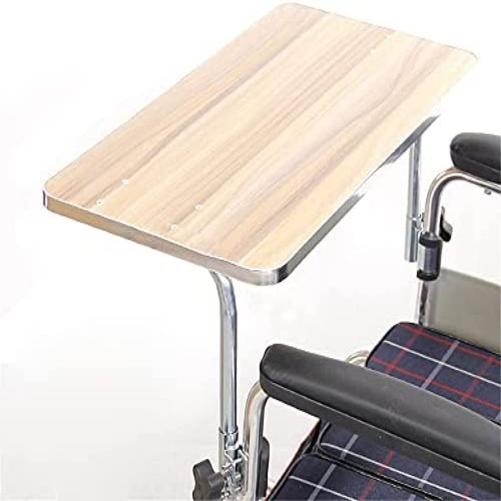 Wood Wheelchair Lap Tray,Wheelchair Table,Universal Trays Desk Fit For Manual Powered Or Electric Wheelchairs For Disabled Eating Rest,B,YUYANAIAI