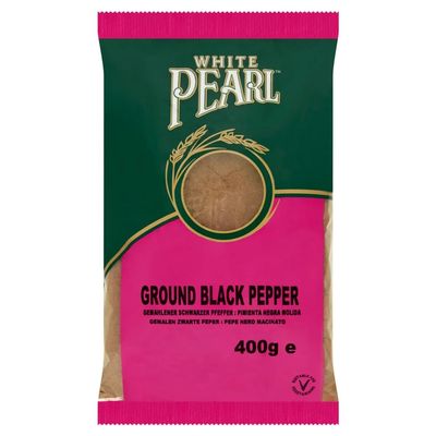 White Pearl Ground Black Pepper 400g