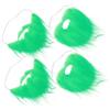 Abaodam 4pcs Green Fake Beard for St Patrick's Day Party Funny Cosplay Costume Prop Dense Hair for Irish Celebration and Photo Shoots view 1