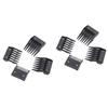 FRCOLOR 8pcs Iron Guide for Locator Professional Hairdressing Tool Barber Accessories for Home Salon Cutting view 1
