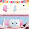 ADIANZI Elephant Cake Decoration Elephant Birthday Cake Topper Elephant Baby Shower Cake Topper Birthday Party Decorations for Boys Girls view 3
