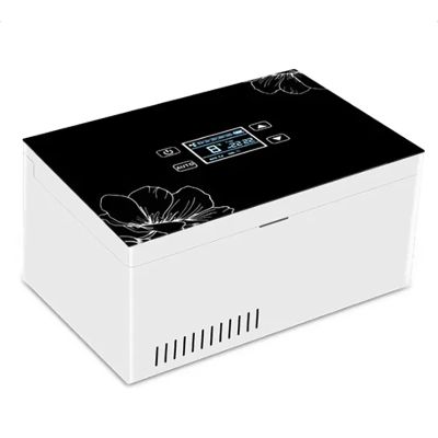 Diabetes Medicine Refrigerator, 16H-20H Insulin Cooler Travel Box with 20400mAh Battery and Car Charger&USB, 0-64.4 Precise Temperature Control, Long Standby Time, for Travel and Business