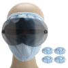 Face Mask, Comfortable, Machine Washable, Lightweight for Outdoor Use, Face Cover Sunscreen Sun Protection Face Wrap Holder Full Size with Eye Protector for Outdoor Activities (Blue) view 1