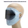Face Mask, Comfortable, Machine Washable, Lightweight for Outdoor Use, Face Cover Sunscreen Sun Protection Face Wrap Holder Full Size with Eye Protector for Outdoor Activities (Blue) view 2