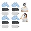Face Mask, Comfortable, Machine Washable, Lightweight for Outdoor Use, Face Cover Sunscreen Sun Protection Face Wrap Holder Full Size with Eye Protector for Outdoor Activities (Blue) view 4