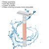 Double Edge Safety, Manual Safety Skid Resistant Long Handle Home On The Go For Men view 4