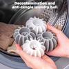 6/10PCS Anti-Winding Washing Machine Ball, Reusable Soft Silicone Dryer Balls for Anti-Winding Clothes & Deep Cleaning for Quick Washing Washing Machine (Color : 6pcs-All) view 2
