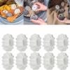 6/10PCS Anti-Winding Washing Machine Ball, Reusable Soft Silicone Dryer Balls for Anti-Winding Clothes & Deep Cleaning for Quick Washing Washing Machine (Color : 10pcs-White) view 1